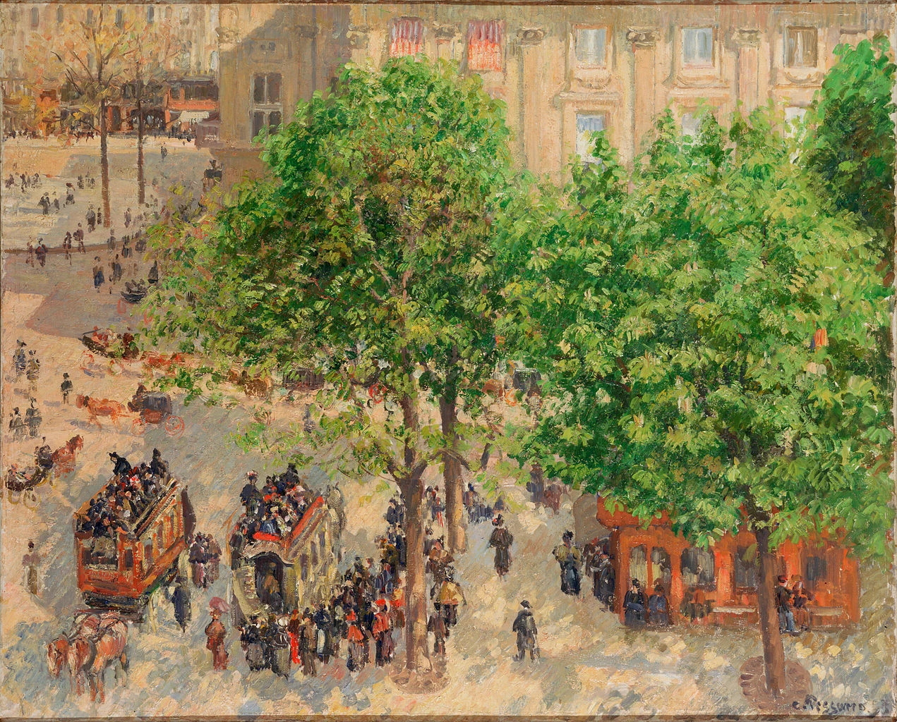 Place du Théâtre - Français, primavera, Hermitage, San Pietroburgo